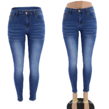 Spring and summer zipper pants pantalones jeans women